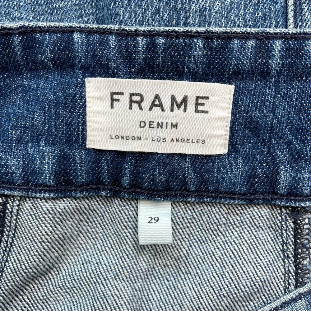 Frame Denim Le Panel Denim Mini Skirt Georgetown 29